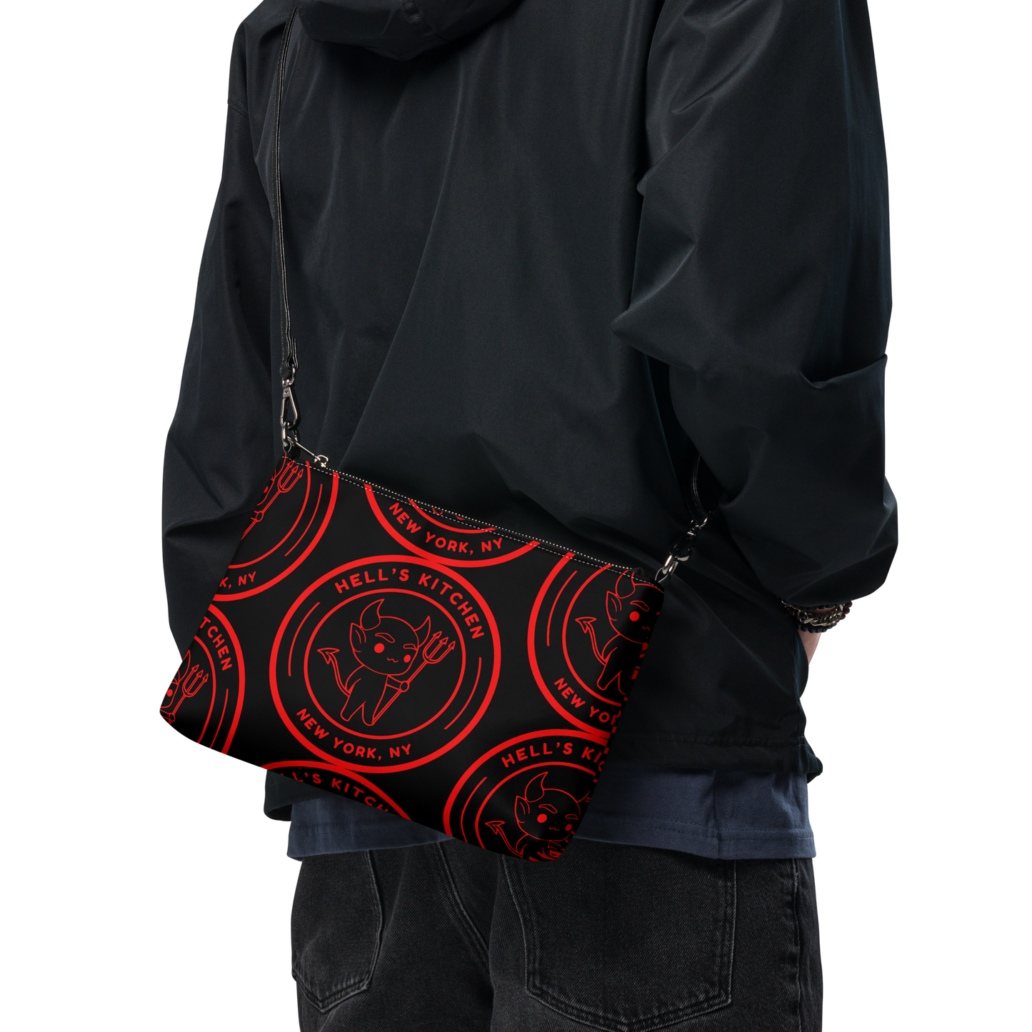 Hell's Kitchen Devil Girl and Boy Crossbody Bag
