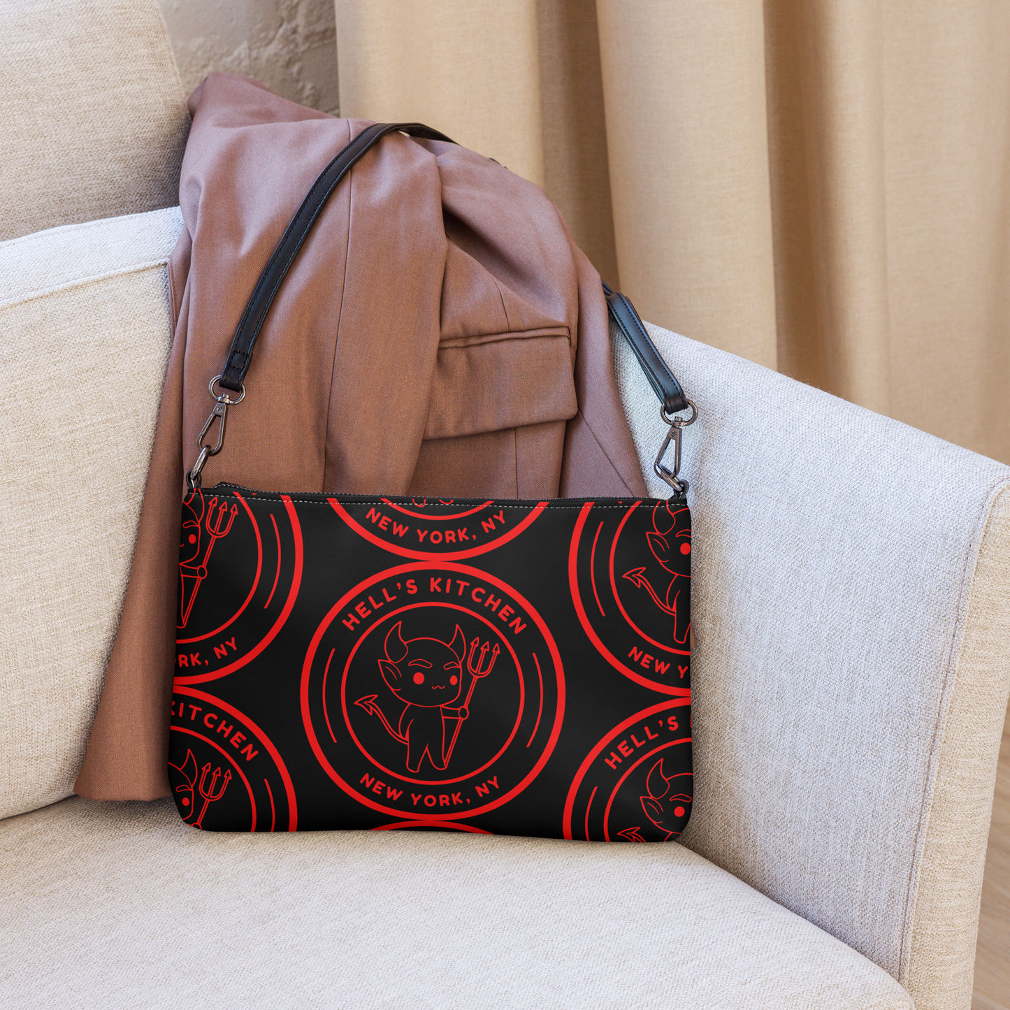 Hell's Kitchen Devil Girl and Boy Crossbody Bag