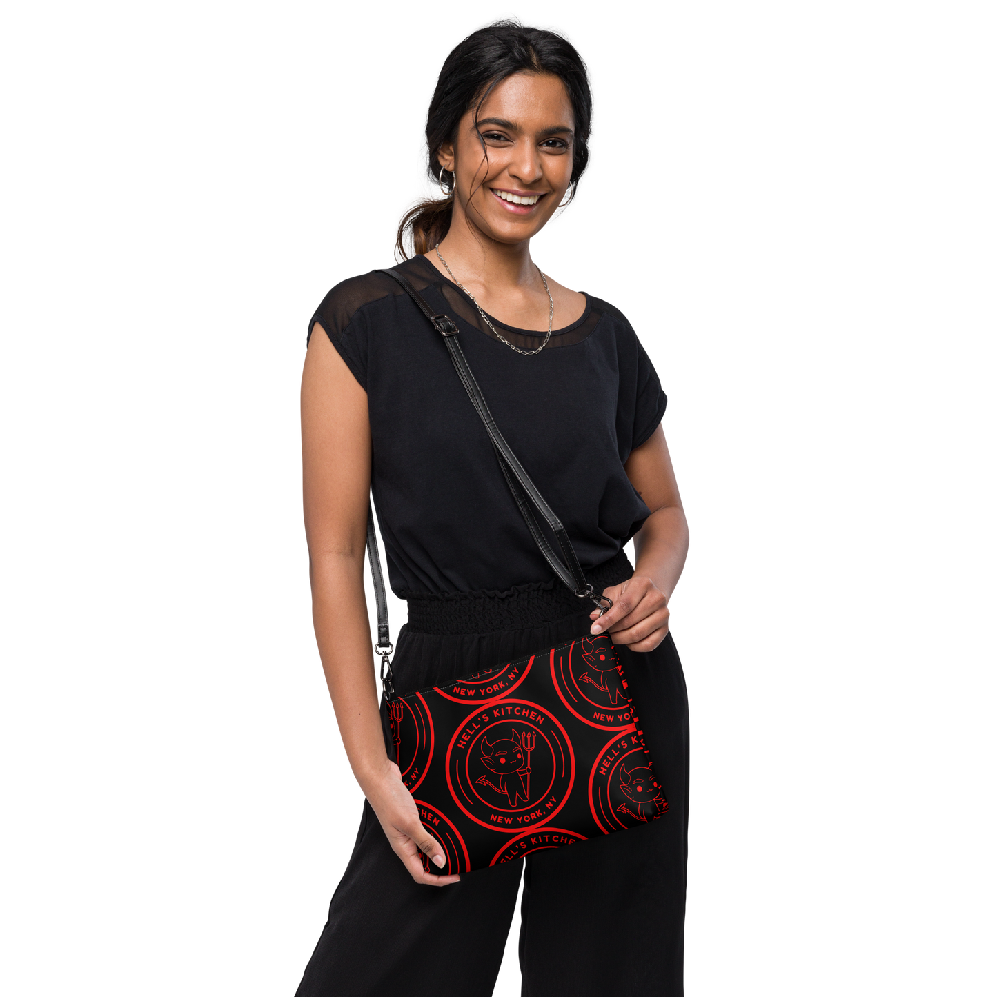Hell's Kitchen Devil Girl and Boy Crossbody Bag