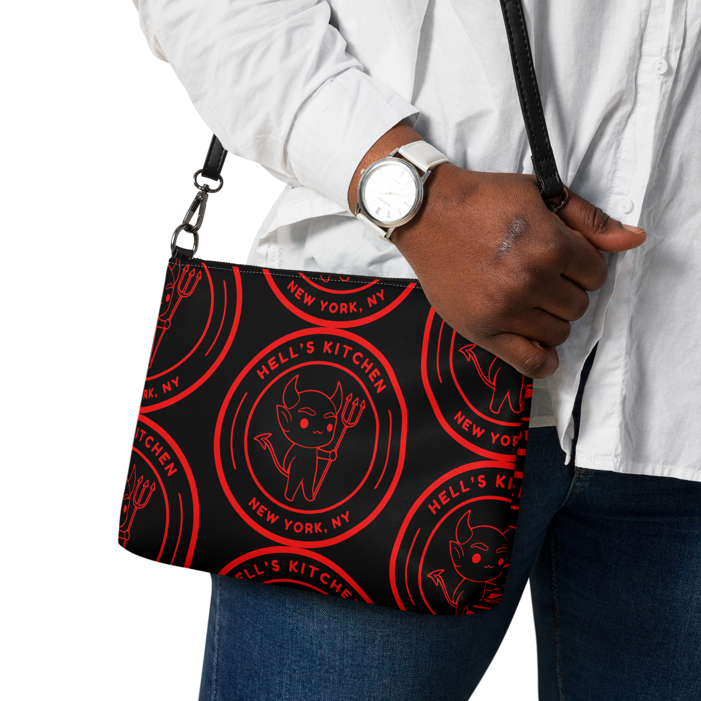 Hell's Kitchen Devil Girl and Boy Crossbody Bag