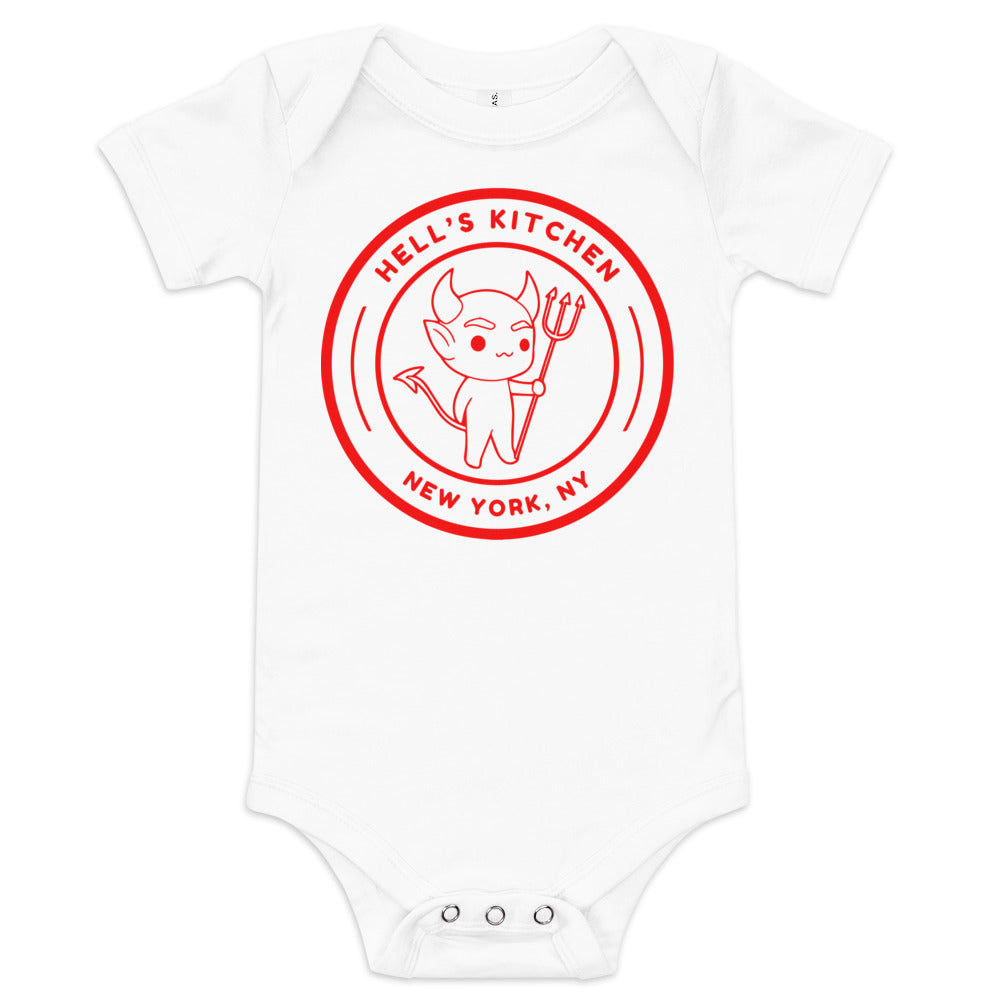 Baby Hell's Kitchen Devil Boy Short Sleeve One Piece