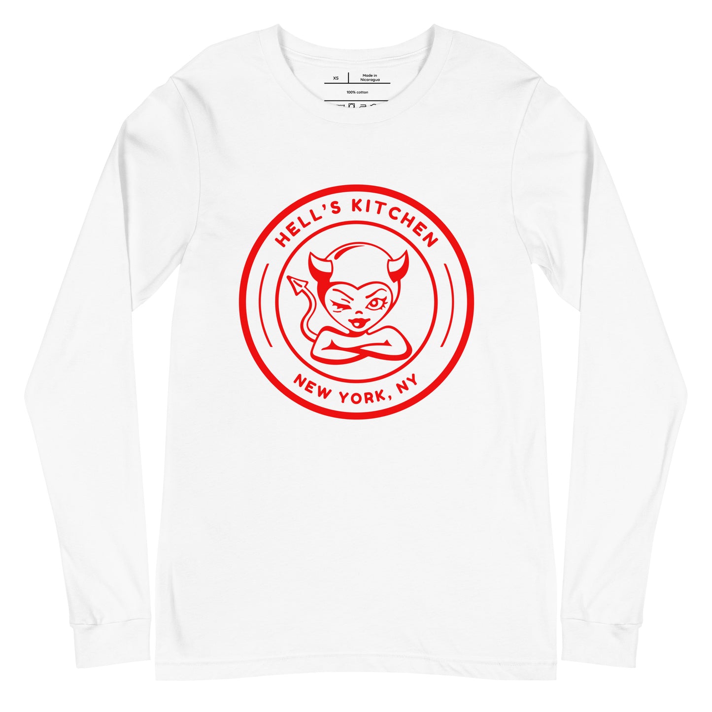 Unisex Hell's Kitchen Devil Girl Long Sleeve Tee