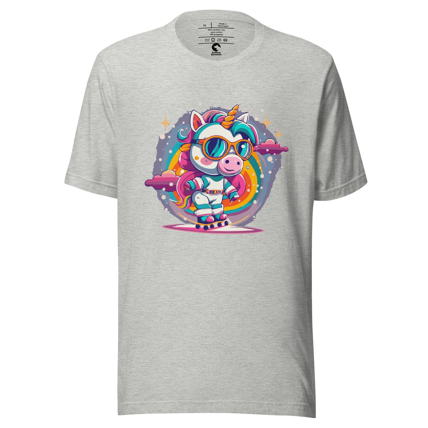 Unisex Skating Unicorn T-Shirt