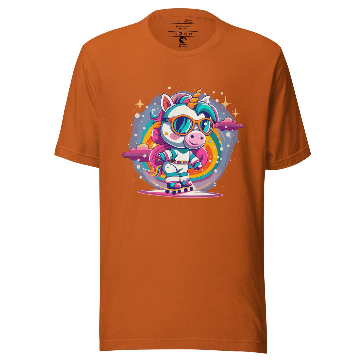 Unisex Skating Unicorn T-Shirt