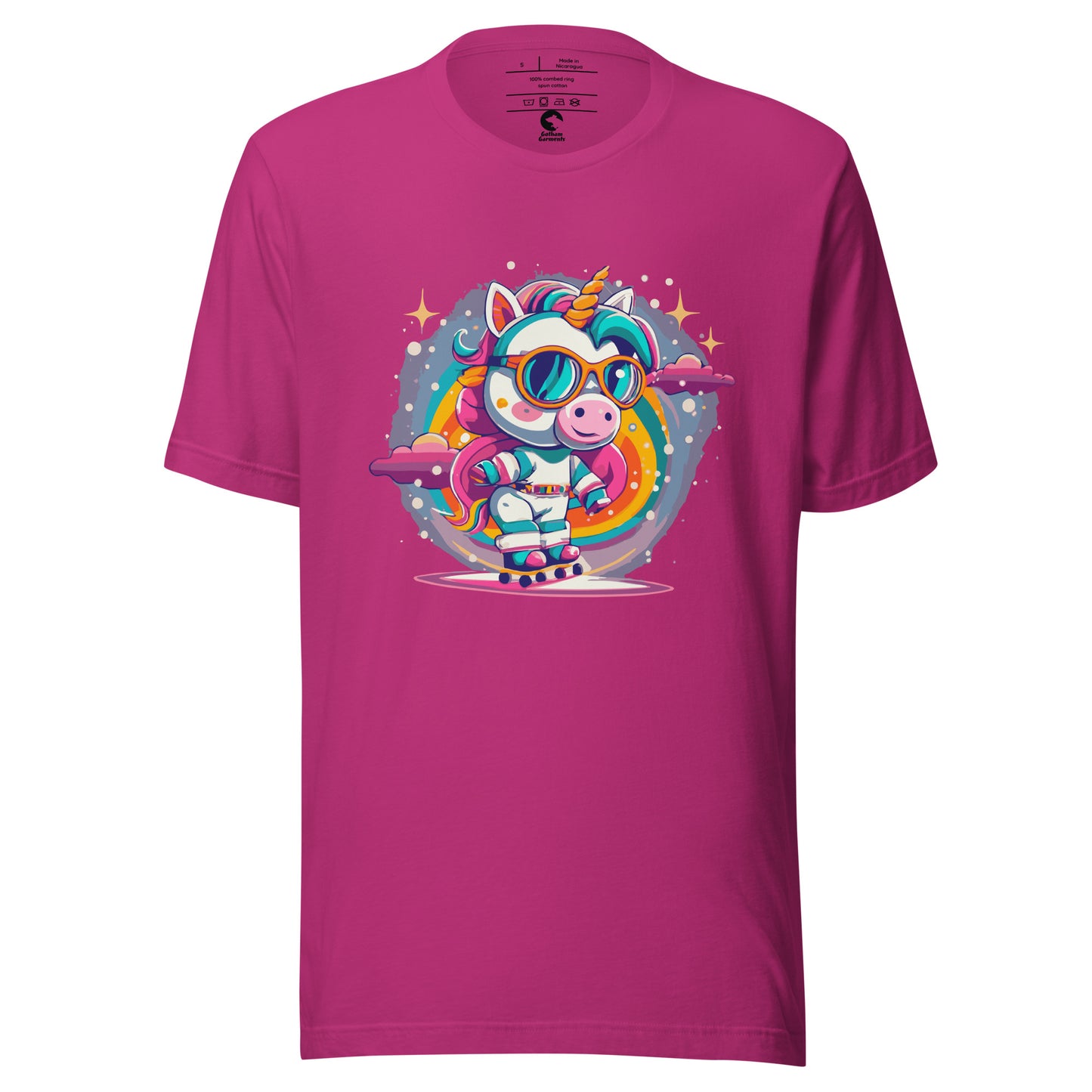 Unisex Skating Unicorn T-Shirt