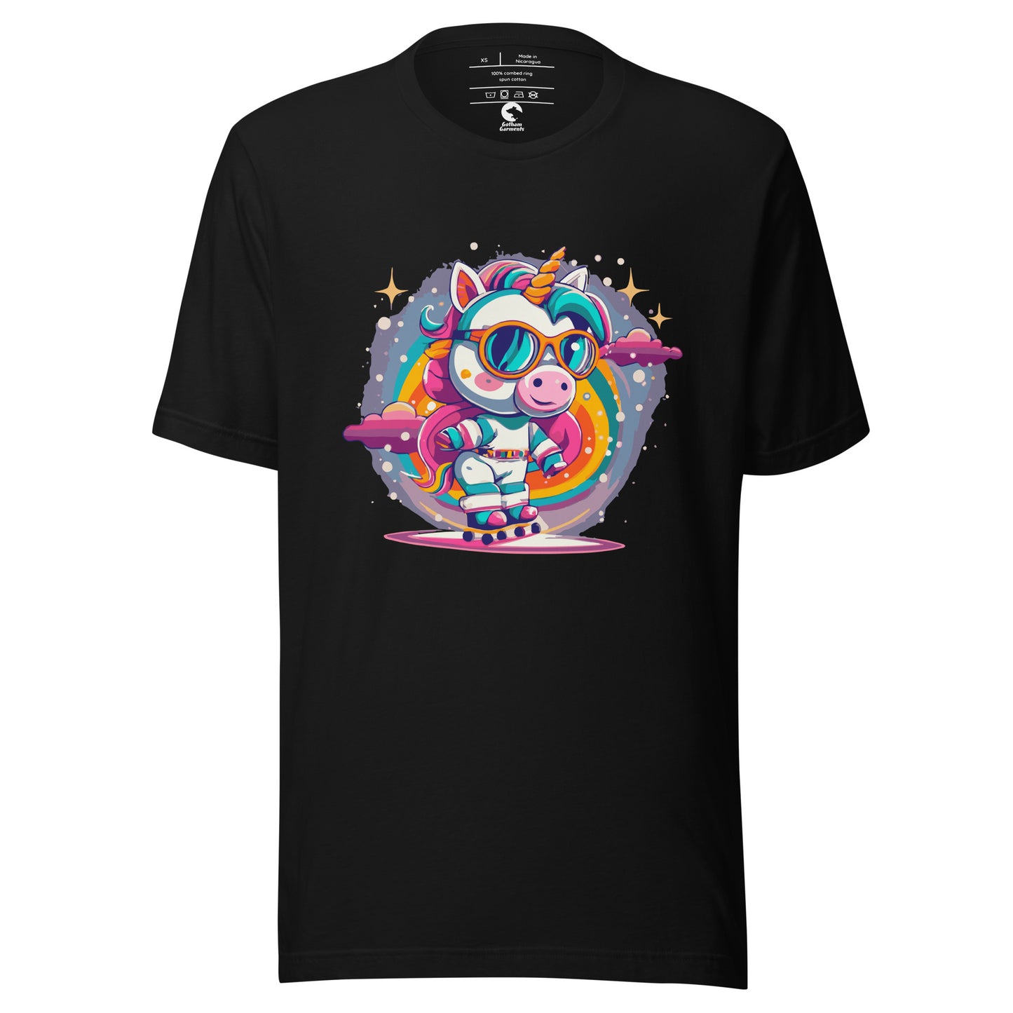 Unisex Skating Unicorn T-Shirt