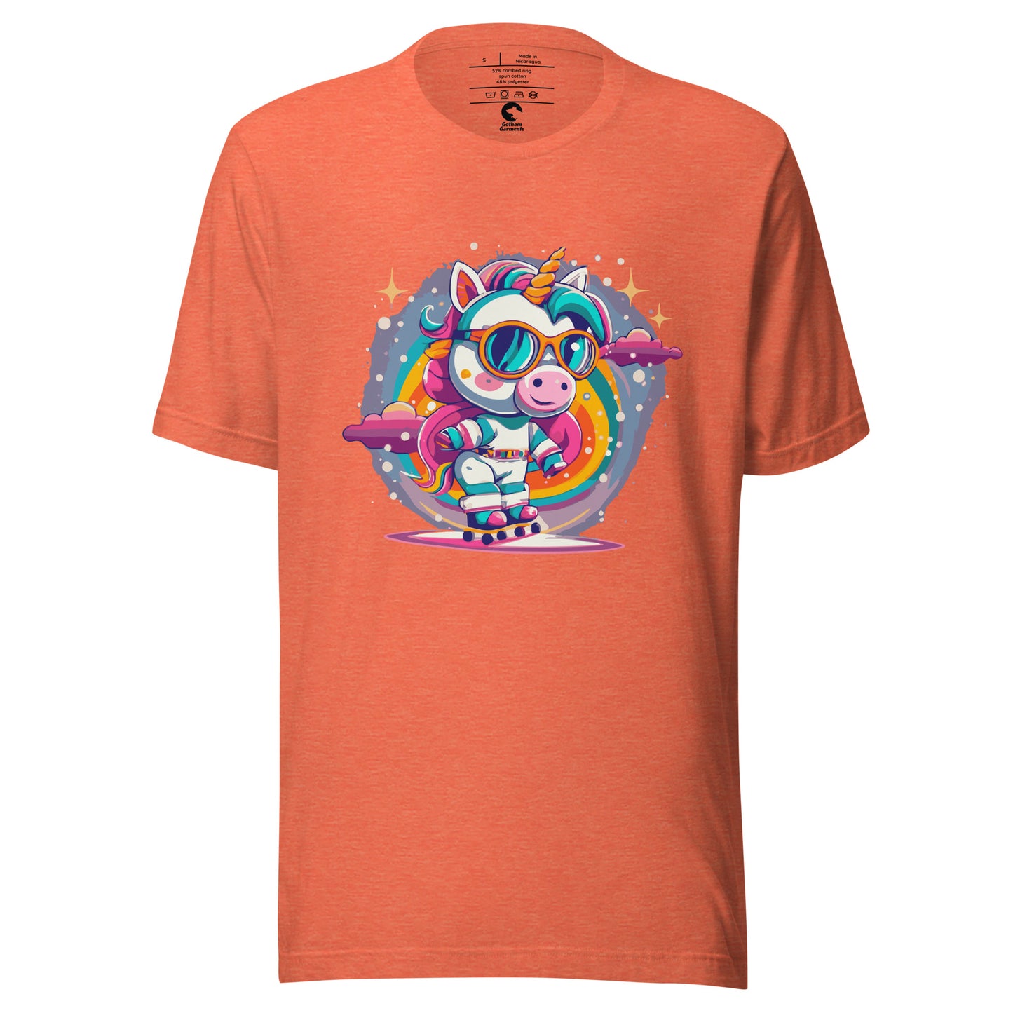 Unisex Skating Unicorn T-Shirt