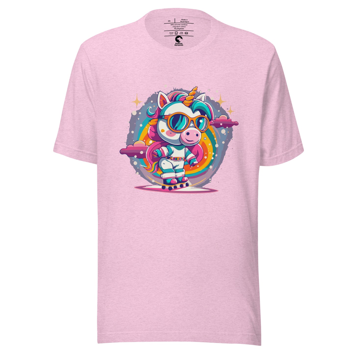 Unisex Skating Unicorn T-Shirt