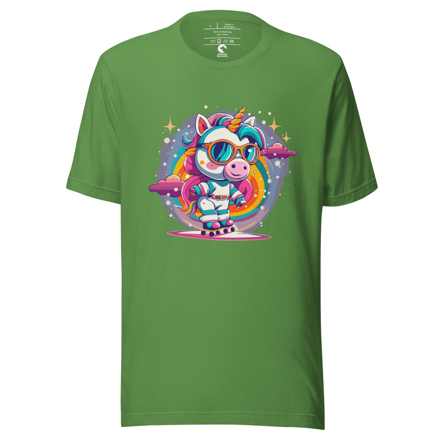 Unisex Skating Unicorn T-Shirt