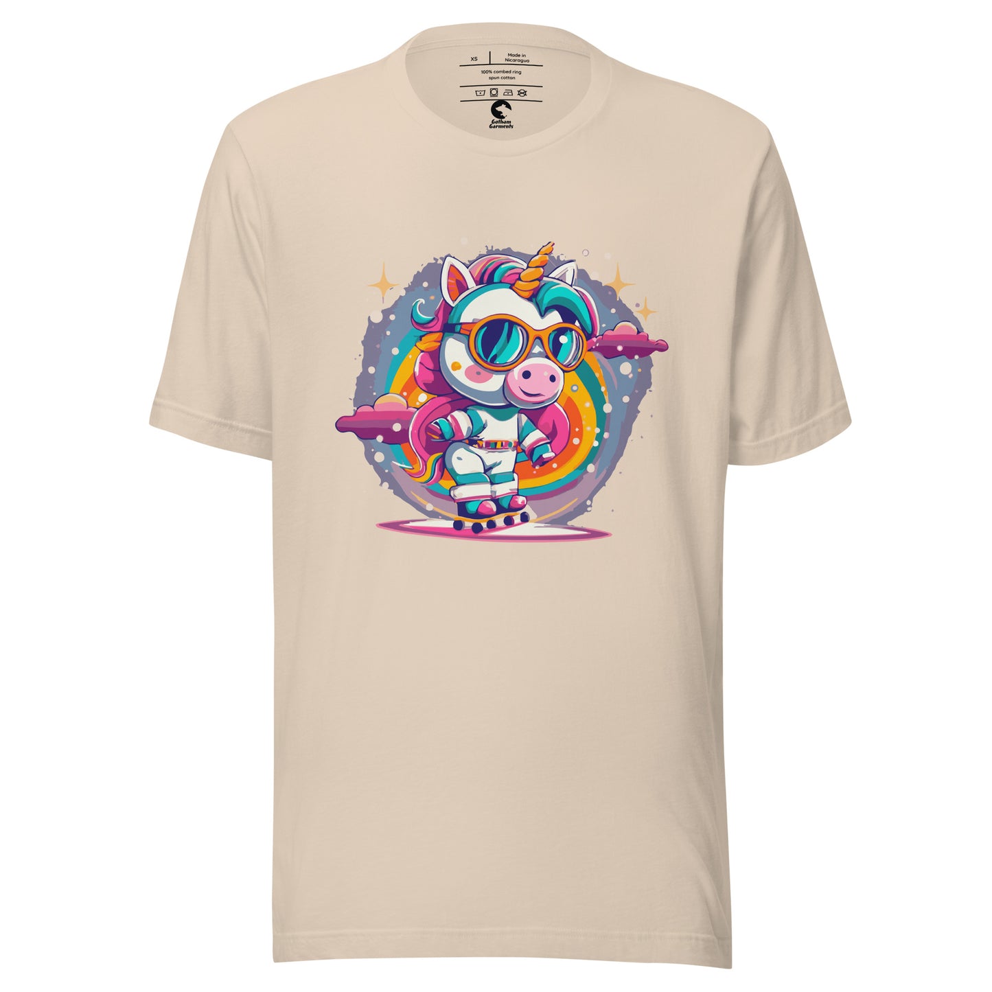 Unisex Skating Unicorn T-Shirt