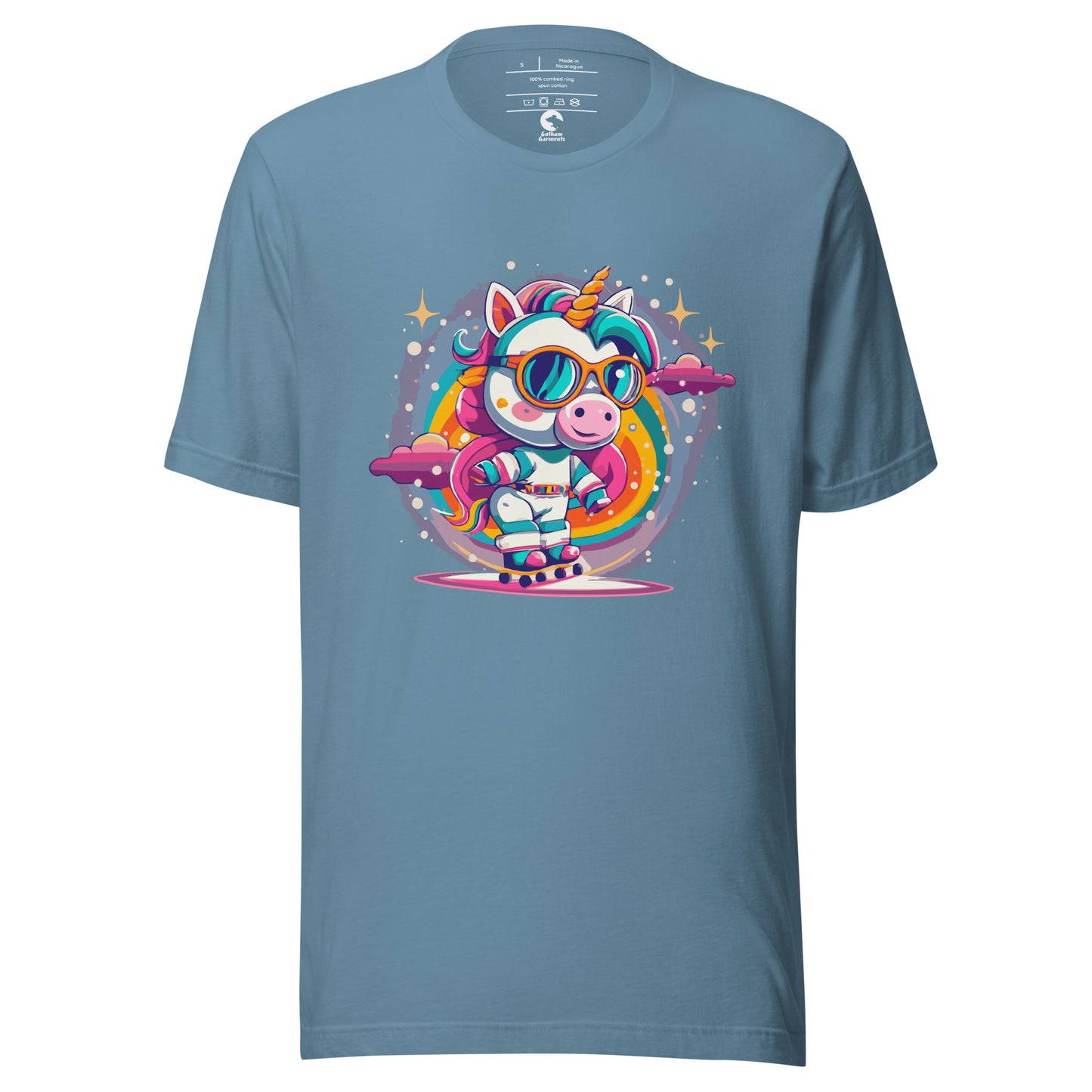 Unisex Skating Unicorn T-Shirt