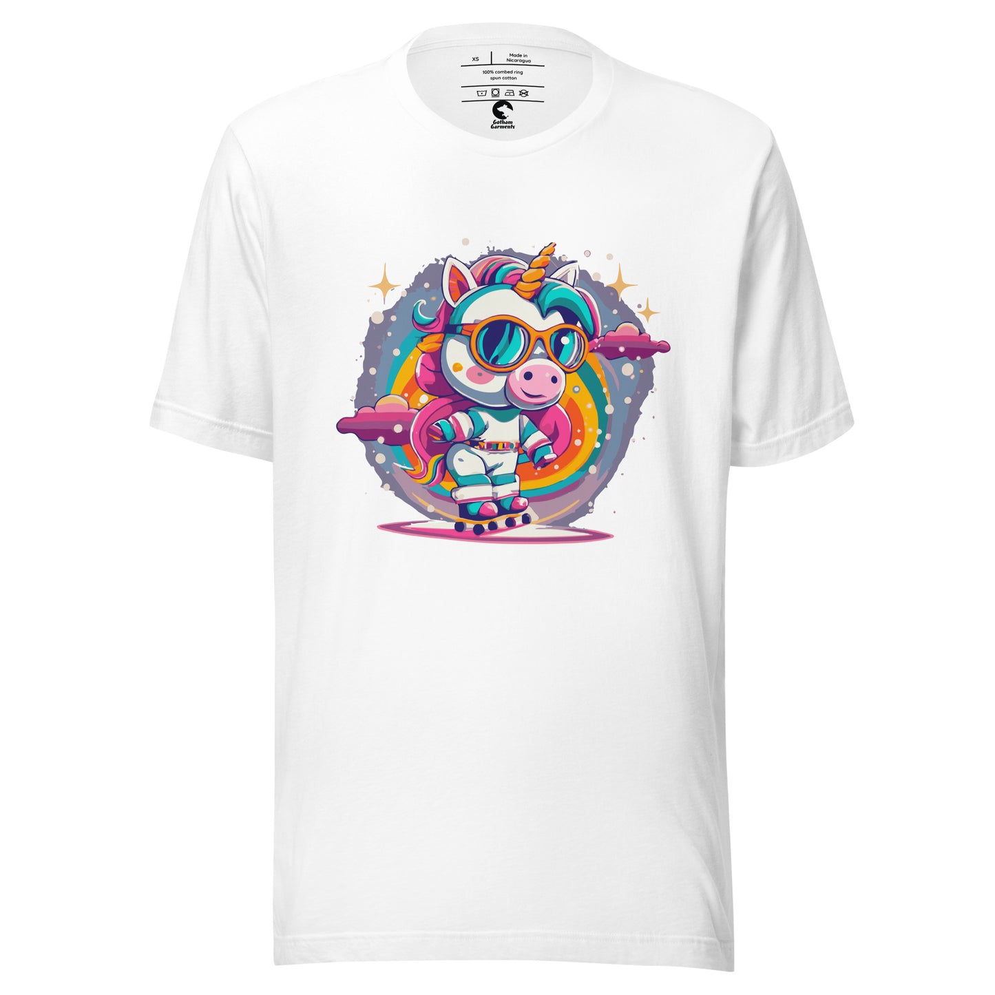 Unisex Skating Unicorn T-Shirt
