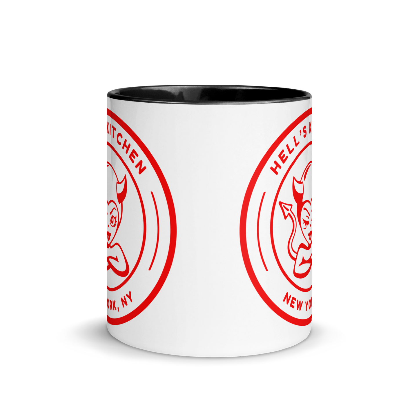 Hell's Kitchen Devil Girl Mug with Color Inside