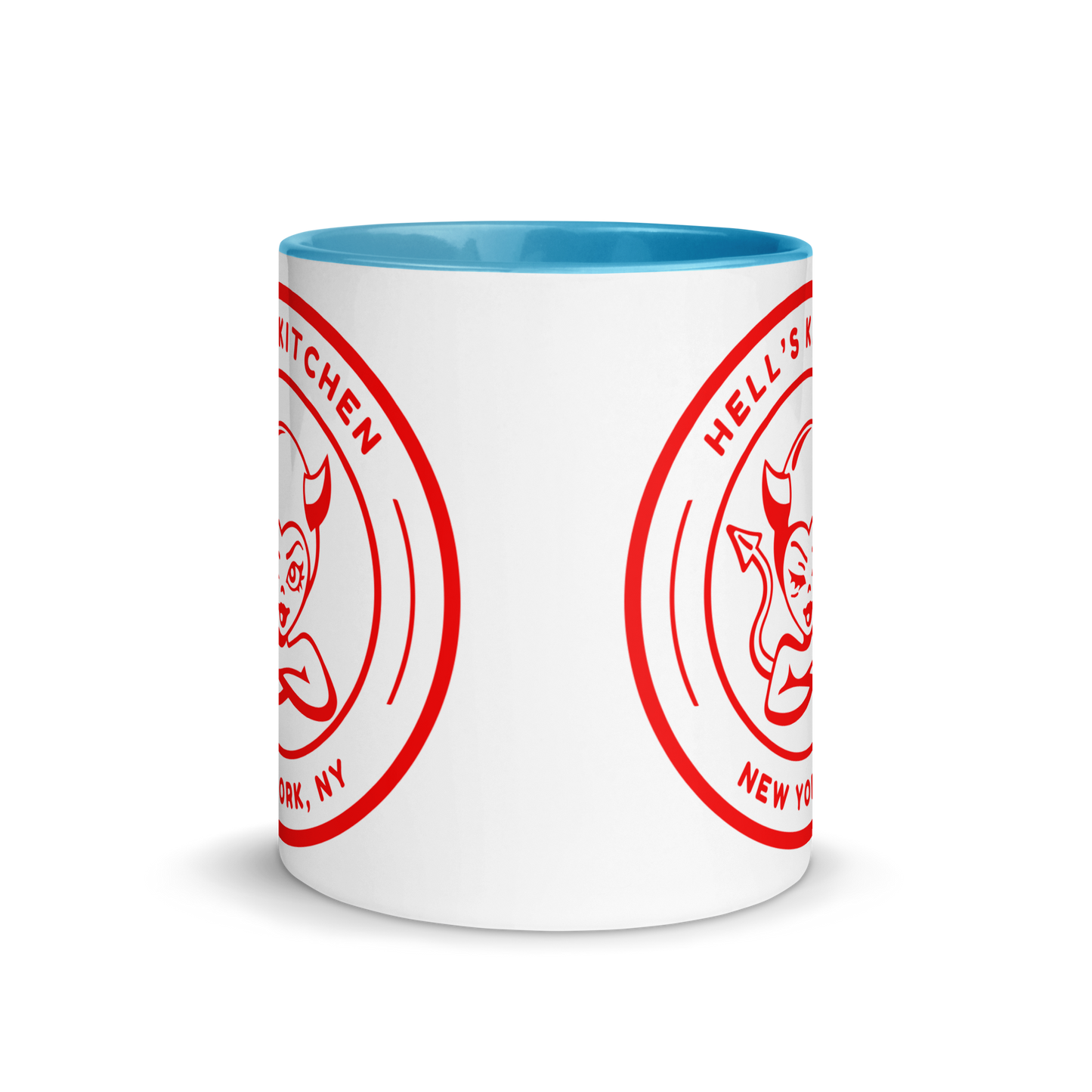 Hell's Kitchen Devil Girl Mug with Color Inside