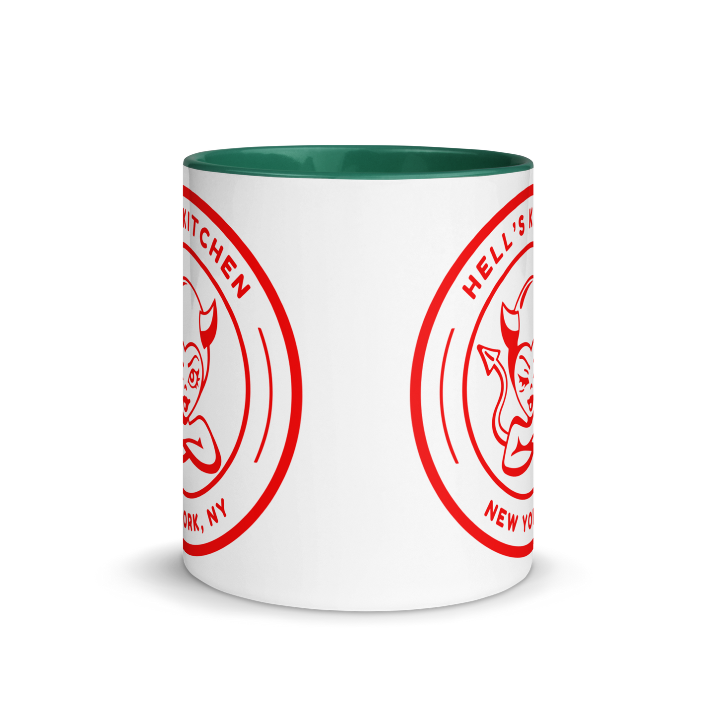 Hell's Kitchen Devil Girl Mug with Color Inside
