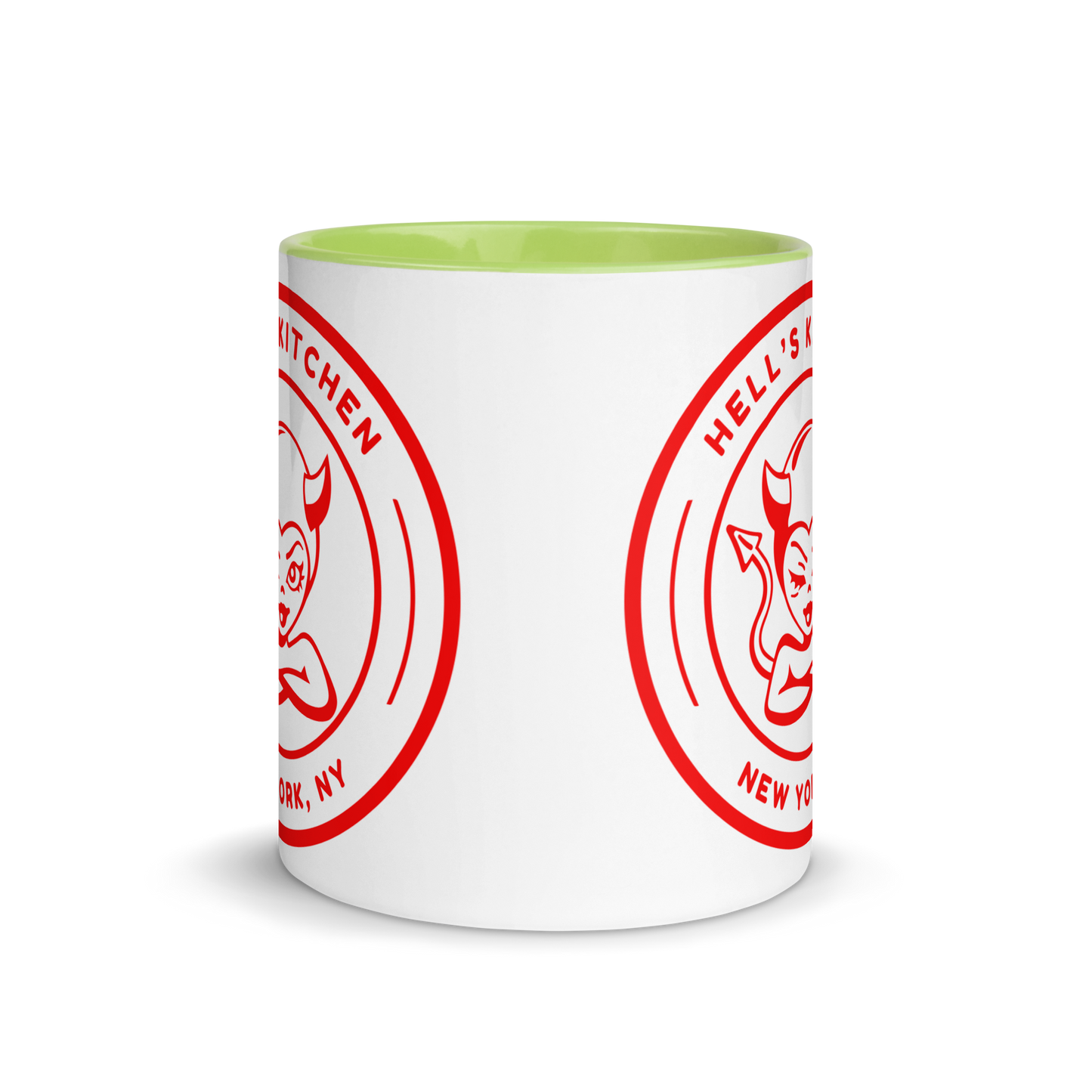Hell's Kitchen Devil Girl Mug with Color Inside