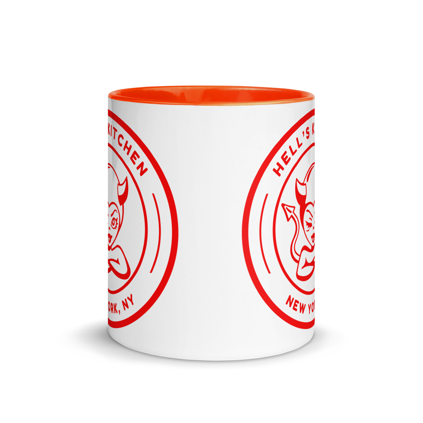 Hell's Kitchen Devil Girl Mug with Color Inside