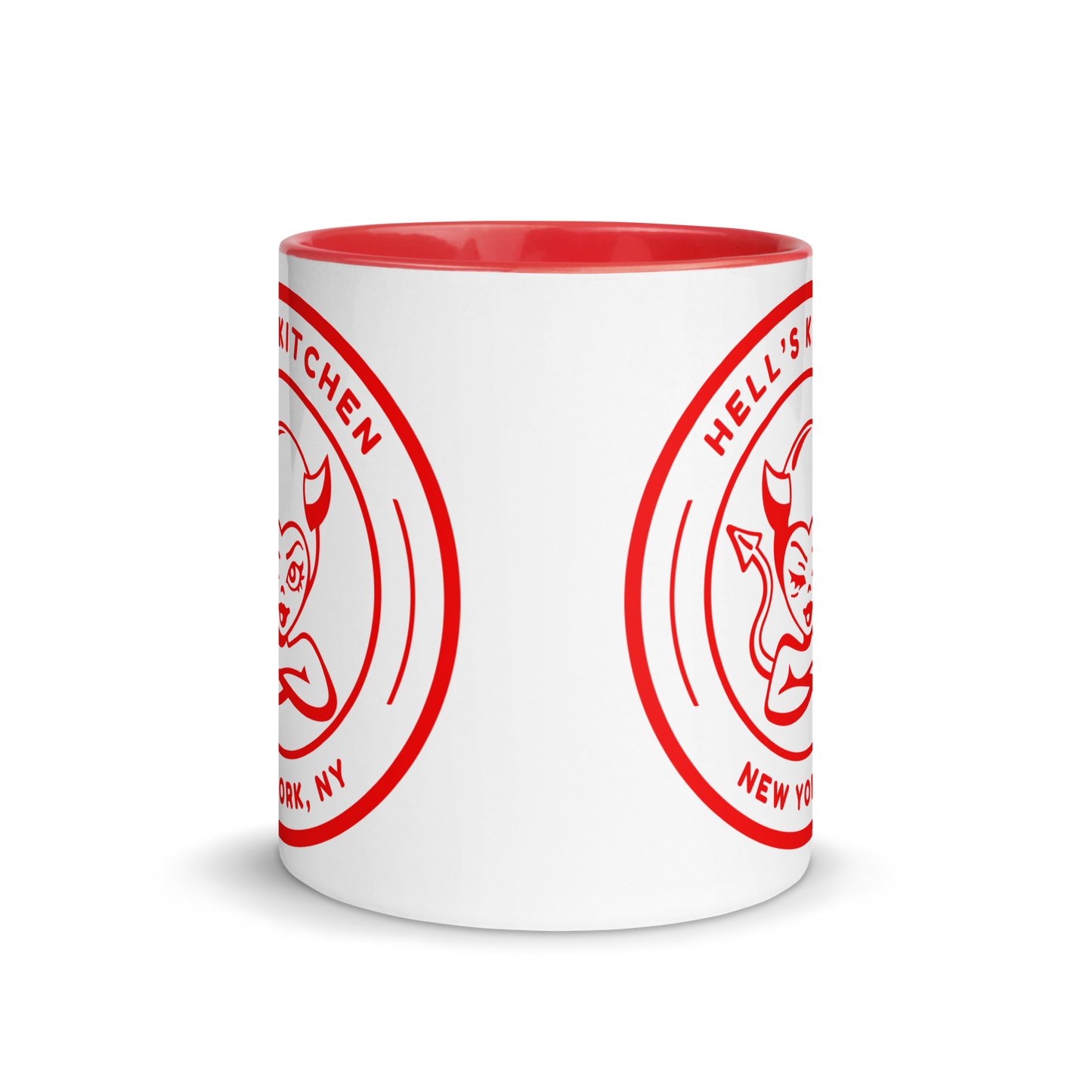 Hell's Kitchen Devil Girl Mug with Color Inside